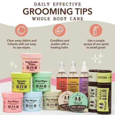 Show full view: Natural Dog Company Skin Soother Dog Grooming Wipes, 50 count slide 7 of 8