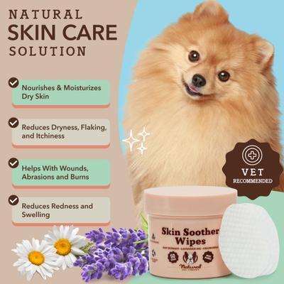 Show full view: Natural Dog Company Skin Soother Dog Grooming Wipes, 50 count slide 4 of 8