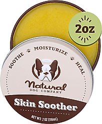 Natural Dog Company Skin Soother Dog Healing Balm, 2-fl oz tin slide 1 of 9