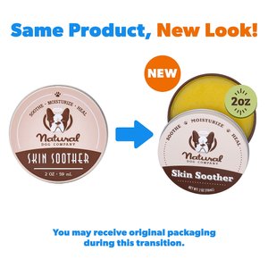 Natural Dog Company Skin Soother Dog Healing Balm, 2-fl oz tin