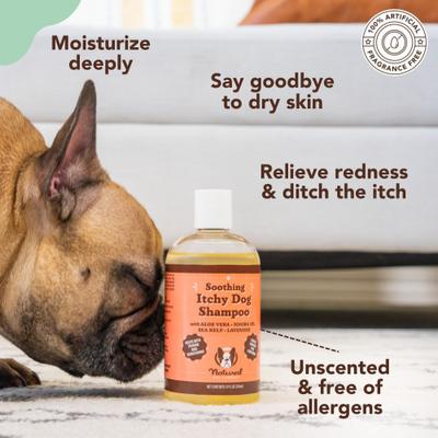 Show full view: Natural Dog Company Skin Soother Healing Balm, 1-oz tin + Itchy Dog Shampoo, 12-oz bottle slide 9 of 9