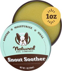 Natural Dog Company Snout Soother Dog Healing Balm, 1-fl oz tin
