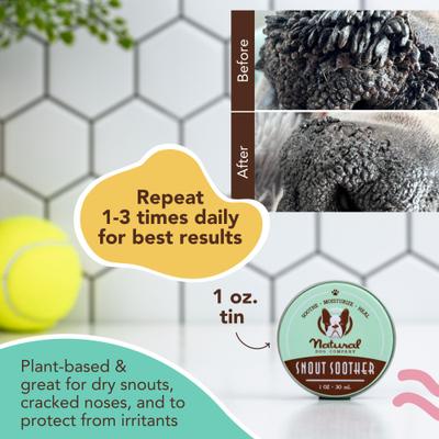 Show full view: Natural Dog Company Snout Soother Dog Healing Balm, 1-fl oz tin slide 5 of 10