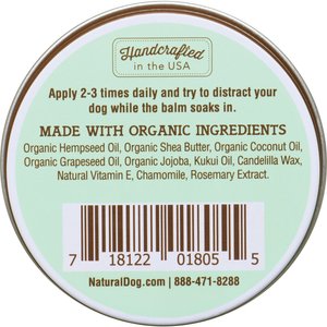 Natural Dog Company Snout Soother Dog Healing Balm, 2-fl oz tin