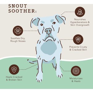 Natural Dog Company Snout Soother Dog Healing Balm, 2-fl oz tin