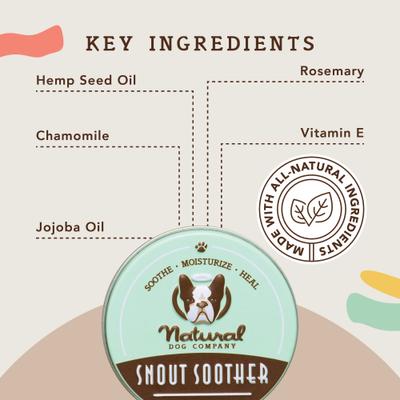 Show full view: Natural Dog Company Snout Soother Dog Healing Balm, 2-fl oz tin slide 5 of 9