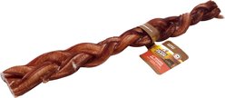 Natural Farm 12-inch Braided Bully Stick Dog Treat