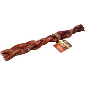 Natural Farm 12-inch Braided Bully Stick Dog Treat