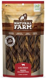 Natural Farm Braided Collagen Dog Treats, 12-in, 12 count