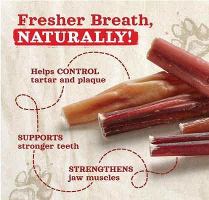Show full view: Natural Farm 12-in Beef Bully Sticks Dog Treats, 8-oz slide 5 of 8