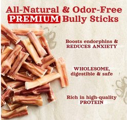 Natural Farm 2 to 4-in Beef Bully Sticks Dog Treats, 8-oz slide 2 of 6