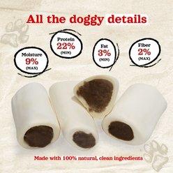 Natural Farm 3 to 4-inch Sweet Potato Flavor Stuffed Dog Bones, 6 count slide 2 of 6