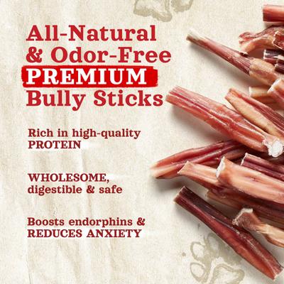 Show full view: Natural Farm 4-in Beef Bully Sticks Dog Treats, 8-oz slide 4 of 10
