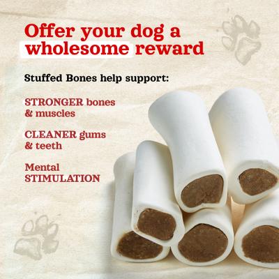 Show full view: Natural Farm 5 to 6-inch Bully Stick Flavor Stuffed Dog Bones, 3 count slide 6 of 7