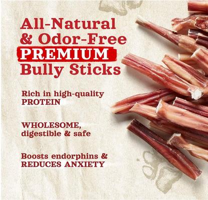 Show full view: Natural Farm 6-in Beef Bully Sticks Dog Treats, 8-oz slide 3 of 7