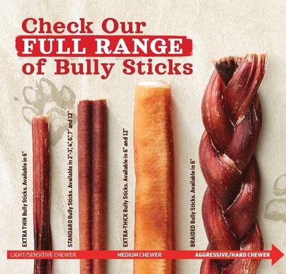 Show full view: Natural Farm 6-in Beef Bully Sticks Dog Treats, 8-oz slide 6 of 7