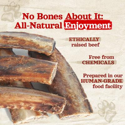 Show full view: Natural Farm 9 to 10-inch Beef Rib Dog Bones, 8 count slide 3 of 6