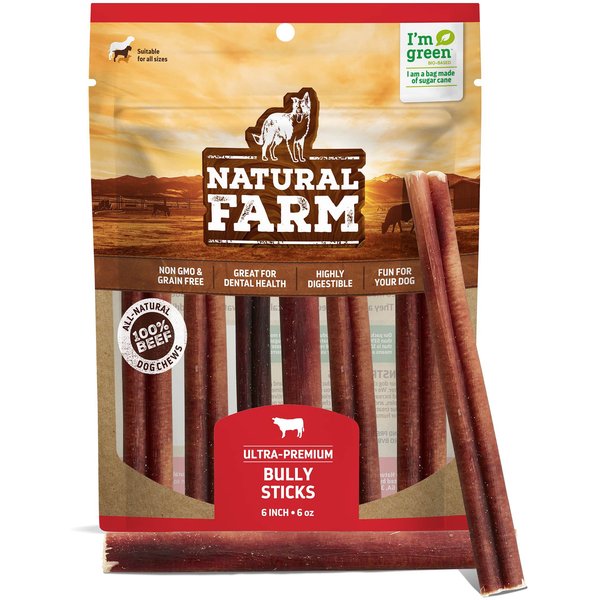 Redbarn Small Bully Skin Sticks Dog Treats, 8-oz bag