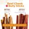 Show in main carousel: Natural Farm Beef Cheek Sticks Dog Treats, 10 to 12-in, 6 count slide 7 of 11