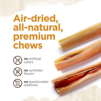 Show full view: Natural Farm Beef Cheek Sticks Dog Treats, 5 to 6-in, 25 count slide 5 of 11