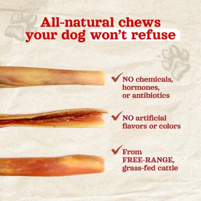 Show full view: Natural Farm Beef Cheek Sticks Dog Treats, 6-in, 5 count slide 6 of 8