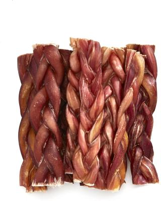 Show full view: Natural Farm Braided Beef Bully Sticks Dog Treats, 6-in, 10 count slide 5 of 11