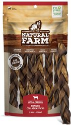 Natural Farm Braided Collagen Dog Treats, 12-in, 6 count