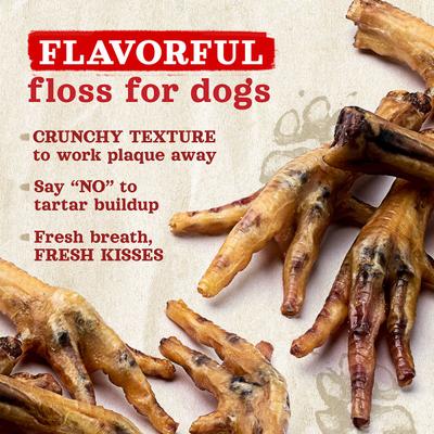 Show full view: Natural Farm Chicken Feet Dog Treats, 40 count slide 4 of 6