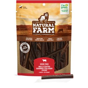 Natural Farm Collagen Sticks Dog Treats, 4-in, 25 count