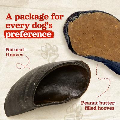 Show full view: Natural Farm Cow Hooves Dog Treats, 6 count slide 6 of 7