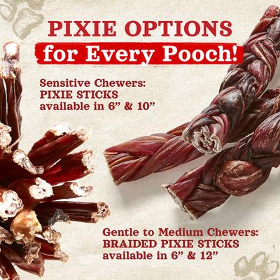 Show full view: Natural Farm Extra Thin Pixie Bully Sticks Dog Treats, 6-in, 30 count slide 6 of 7