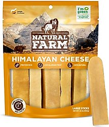Natural Farm Himalayan Cheese Dog Treats, Large, 2-lb bag