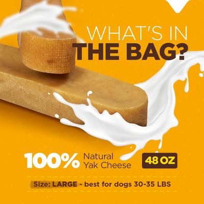 Show full view: Natural Farm Himalayan Cheese Dog Treats, Large, 3-lb bag slide 8 of 9