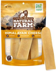 Natural Farm Himalayan Cheese Dog Treats, Large, 4 count
