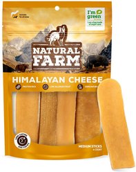 Natural Farm Himalayan Cheese Dog Treats, Medium, 4 count