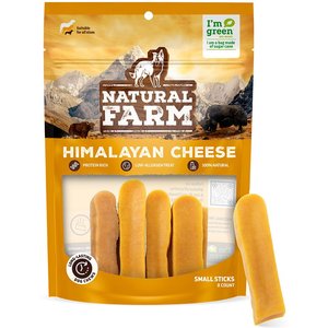 Natural Farm Himalayan Cheese Dog Treats, Small, 8 count