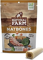 Natural Farm NatBones Chicken Dog Treats, 12 count