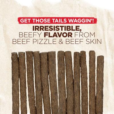 Show full view: Natural Farm Natsticks Beef High-Protein Chewy Sticks Dog Treats, 16 count slide 4 of 8