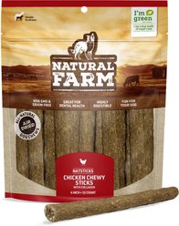 Natural Farm Natsticks Chicken High-Protein Chewy Sticks Dog Treats, 32 count