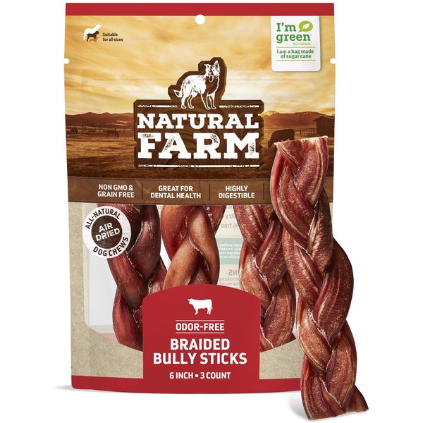 Bastoncini Bully Per Cani Barkworthies - 30.5 Cm Spessi, Senza Odore, Naturali E Digeribili