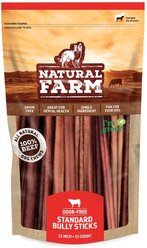 Natural Farm Odor-Free Bully Sticks Dog Treats, 12-in, 10 count