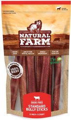 Natural Farm Odor-Free Bully Sticks Dog Treats, 12-in, 5 count