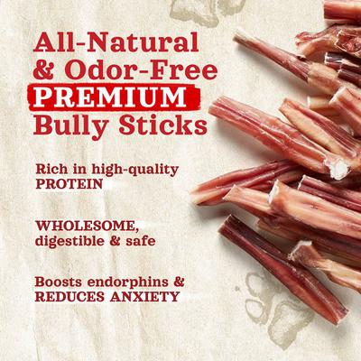 Show full view: Natural Farm Odor-Free Bully Sticks Dog Treats, 7-in, 10 count slide 3 of 8