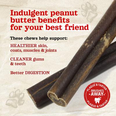 Show full view: Natural Farm Collagen 6-inch Stick Peanut Butter Flavor Dog Chews, 15 count slide 5 of 10