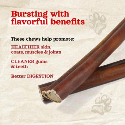 Show full view: Natural Farm Peanut Butter Flavor Stuffed Collagen Sticks Dog Treats, 6-in, 15 count slide 4 of 10