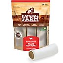 Natural Farm Peanut Butter Stuffed Bones Dog Treats, 5-6-in, 3 count