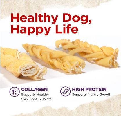 Show full view: Natural Farm Pork 6-in Collagen Sticks Dog Treats, 5 count slide 4 of 7