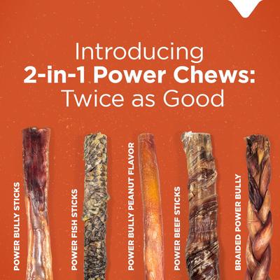 Show full view: Natural Farm Power Beef Bully Sticks Dog Treats, 12-in, 1 count slide 7 of 7