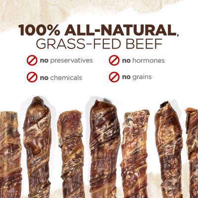 Show full view: Natural Farm Power Beef Bully Sticks Dog Treats, 12-in, 1 count slide 6 of 7