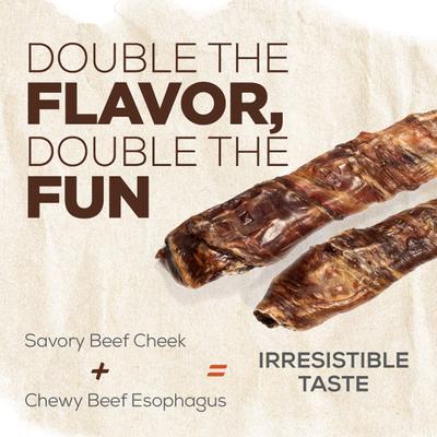 Show full view: Natural Farm Power Beef Bully Sticks Dog Treats, 6-in, 5 count slide 4 of 7